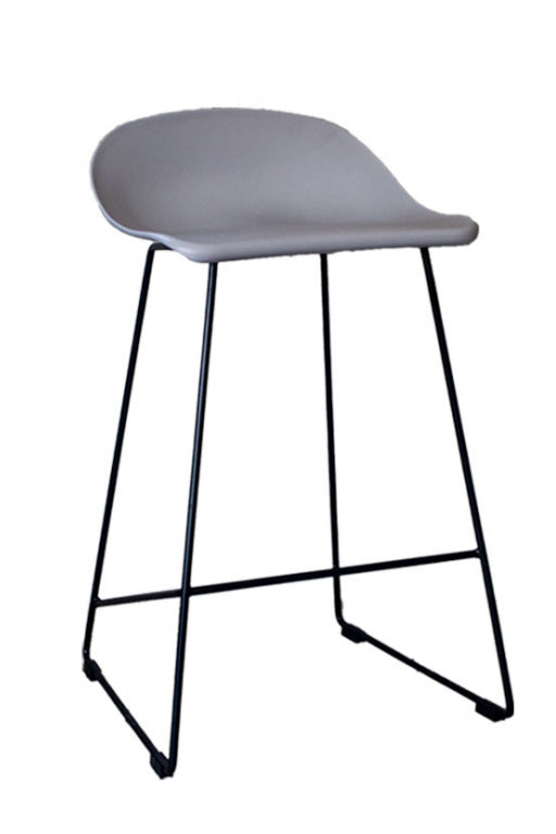 PACK 2 TABURETE KLEINE GRIS/NEGRO - 50% DCTO!