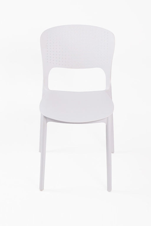 Pack 4 Silla Terraza Frida - Apilable - Blanco - 20% DCTO!