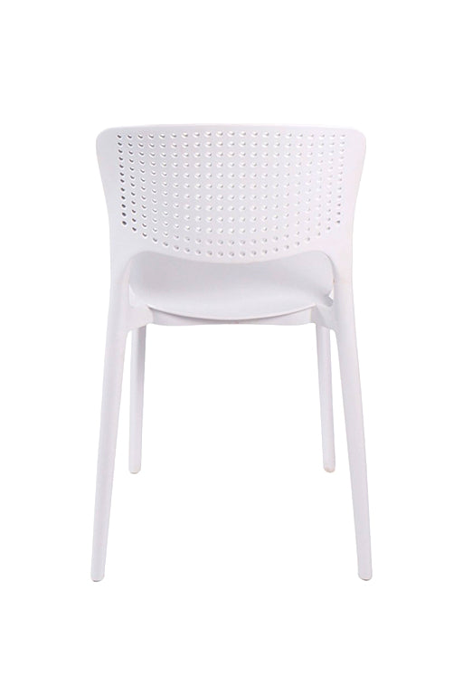 Pack 4 Silla Terraza Frida - Apilable - Blanco - 20% DCTO!