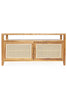 Rack Tibet Mediano Madera Natural 120 x 40 x 60cm