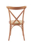PACK 2 SILLA CROSSBACK NATURAL APILABLE  - 20% DCTO! ( $139.990 )
