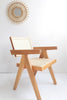 SILLA JEANNERET C/BRAZOS (NATURAL) - 20% DCTO!