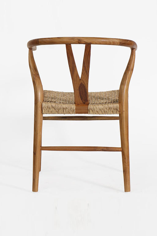 SILLA WISHBONE OR RATTAN  / MADERA TECA / INDONESIA  - ENTREGA INMEDIATA