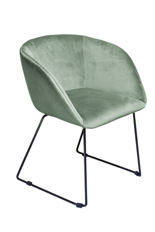 SILLA CUP VELVET VERDE CLARO - ENTREGA INMEDIATA - 40% DCTO!